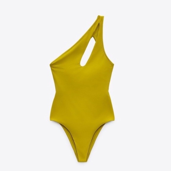 Zara Other - NWT One shoulder Zara swimsuit